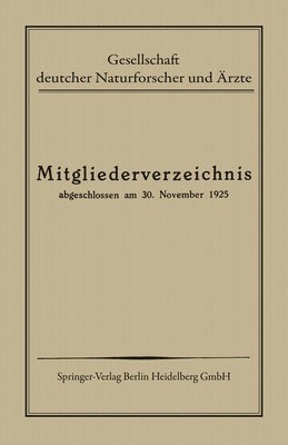 Mitgliederverzeichnis 1