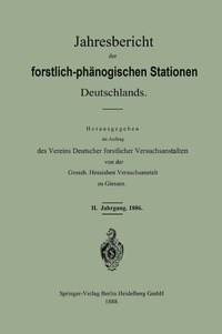 bokomslag Jahresbericht der forstlich-phänologischen Stationen Deutschlands