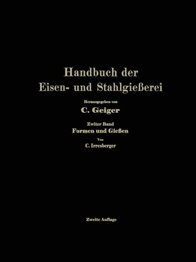 bokomslag Handbuch der Eisen- und Stahlgießerei
