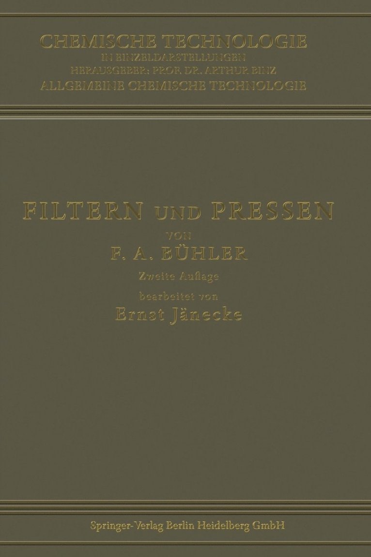 Filtern und Pressen zum Trennen von Flssigkeiten und Festen Stoffen 1