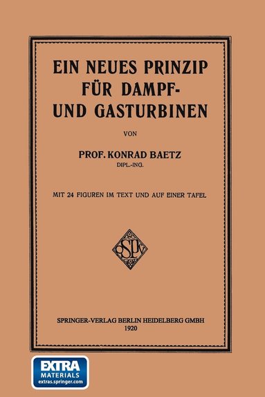 bokomslag Ein Neues Prinzip fr Dampf- und Gasturbinen