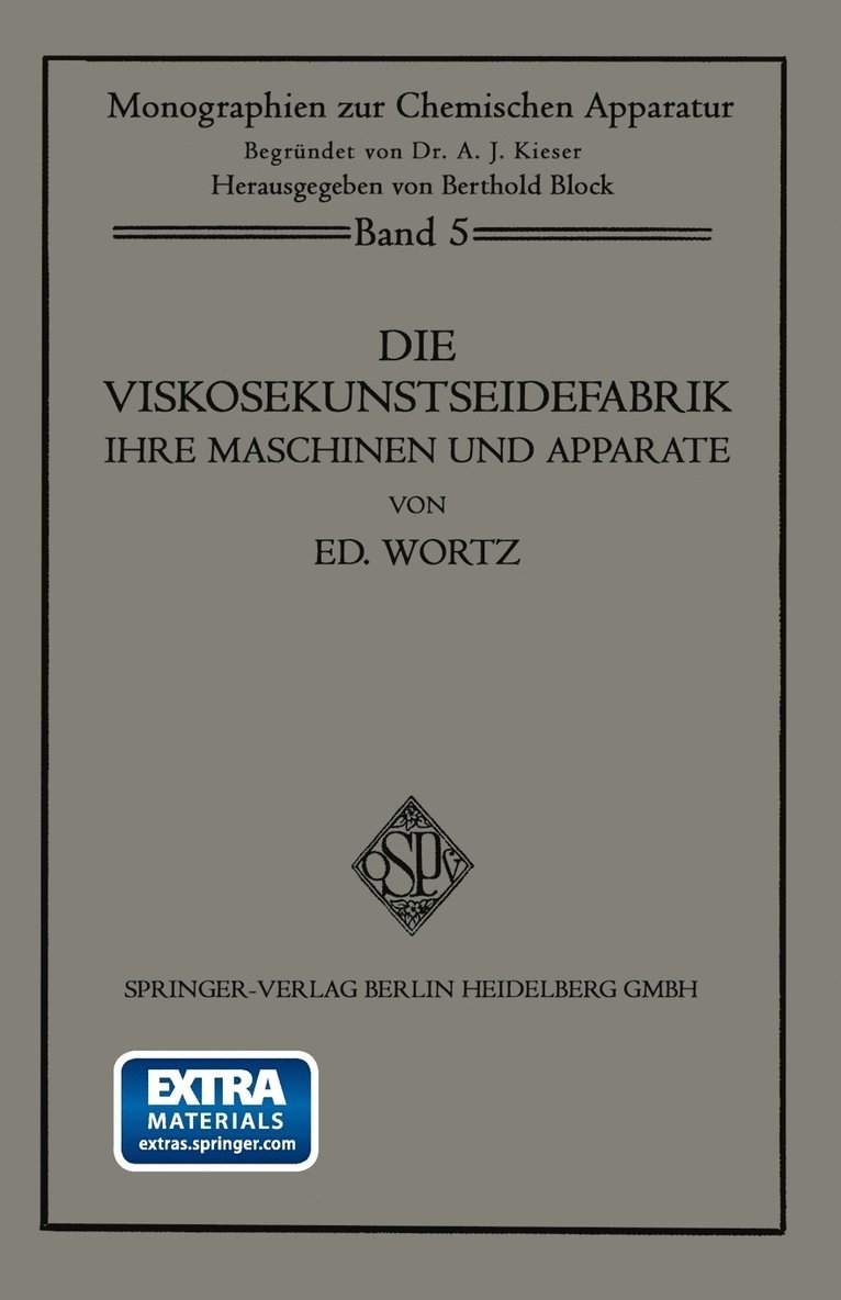 Die Viskosekunstseidefabrik ihre Maschinen und Apparate 1