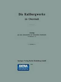 bokomslag Die Kalibergwerke im Oberelsaß