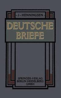 bokomslag Deutsche Briefe