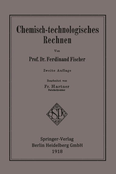 bokomslag Chemisch-technologisches Rechnen