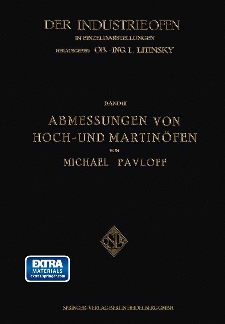 Michael Pavloff - Abmessungen von Hoch- und Martinöfen, Häftad