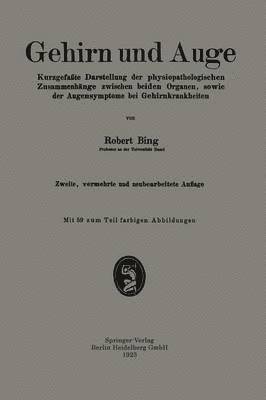 Robert Bing - Gehirn und Auge, Häftad