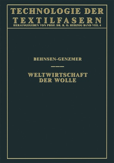 bokomslag Weltwirtschaft der Wolle