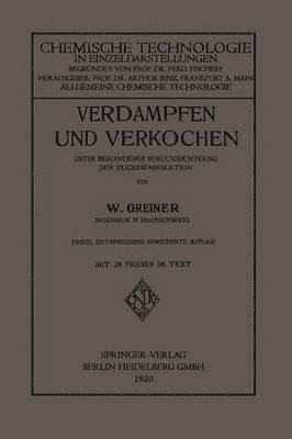 bokomslag Verdampfen und Verkochen