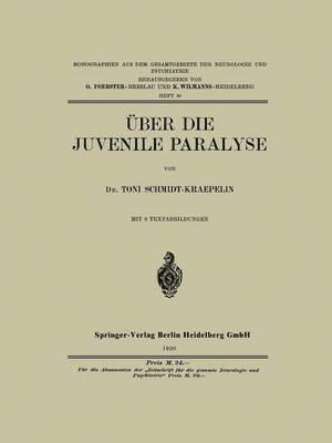 bokomslag Über die Juvenile Paralyse