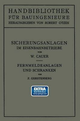 bokomslag Sicherungsanlagen im Eisenbahnbetriebe