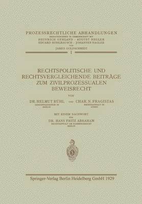 bokomslag Rechtspolitische und Rechtsvergleichende Beitrge zum Zivilprozessualen Beweisrecht