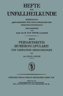 bokomslag Periarthritis Humeroscapularis und Verwandte Erkrankungen