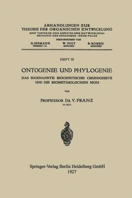 Ontogenie und Phylogenie 1