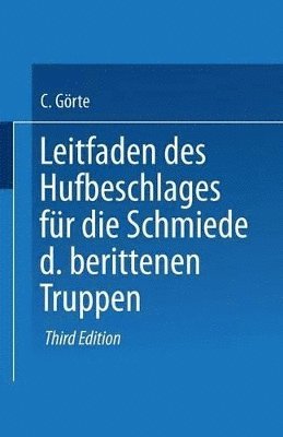 bokomslag Leitfaden des Hufbeschlages für die Schmiede der berittenen Truppen