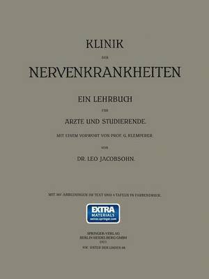 Klinik der Nervenkrankheiten