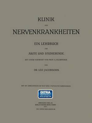 Klinik der Nervenkrankheiten 1