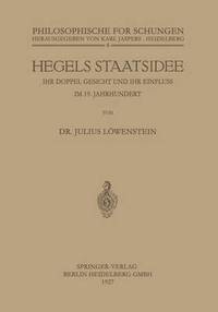 bokomslag Hegels Staatsidee