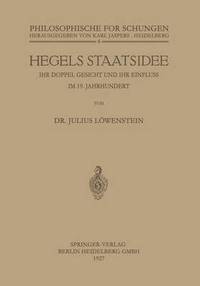 bokomslag Hegels Staatsidee