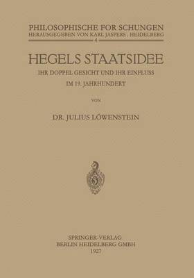 Hegels Staatsidee 1