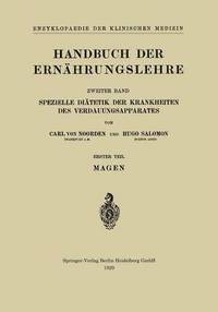 bokomslag Handbuch der Ernhrungslehre