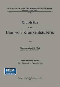 bokomslag Grundsätze für den Bau von Krankenhäusern