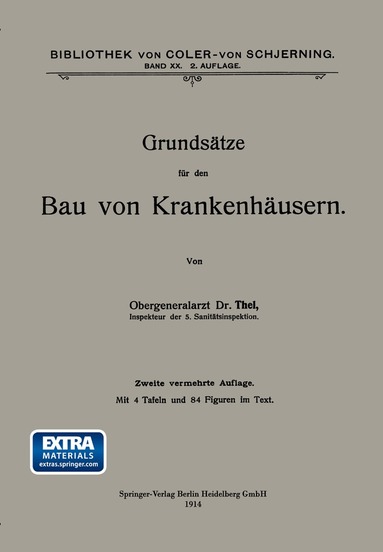 Johannes Thel - Grundsätze für den Bau von Krankenhäusern, Häftad