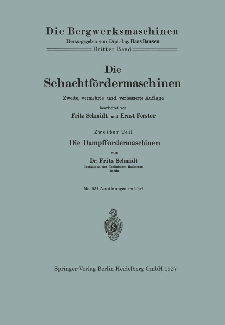 Die Schachtfrdermaschinen 1