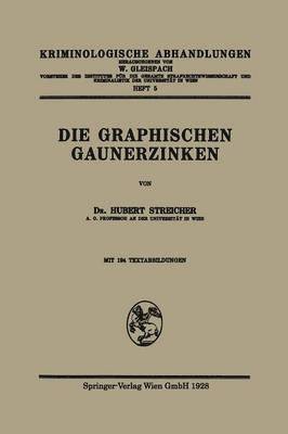 bokomslag Die Graphischen Gaunerzinken