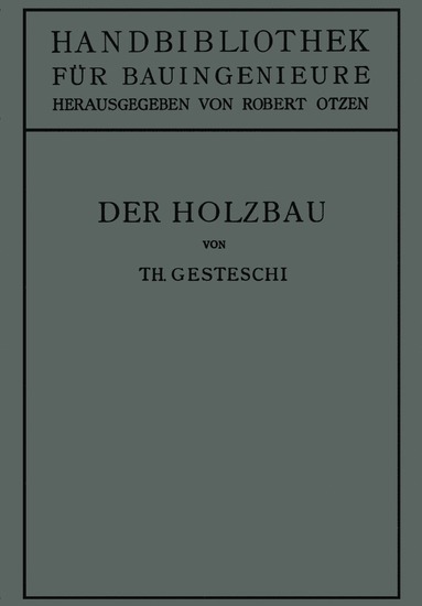 bokomslag Der Holzbau