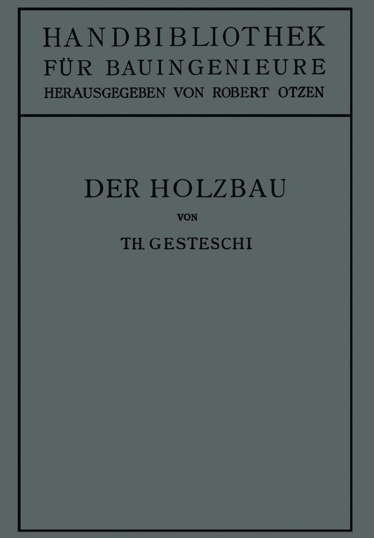Der Holzbau