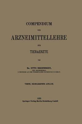 Compendium der Arzneimittellehre fr Tieraerzte 1