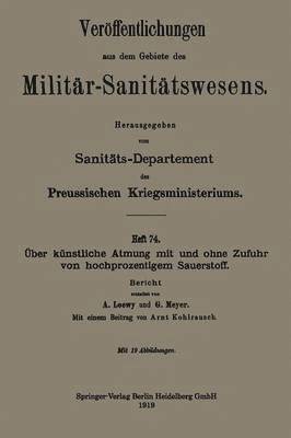 bokomslag ber knstliche Atmung mit und ohne Zufuhr von hochprozentigem Sauerstoff