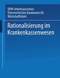 bokomslag Rationalisierung im Krankenkassenwesen