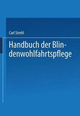 bokomslag Handbuch der Blindenwohlfahrtspflege