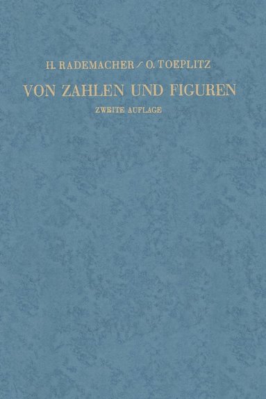 bokomslag Von Zahlen und Figuren