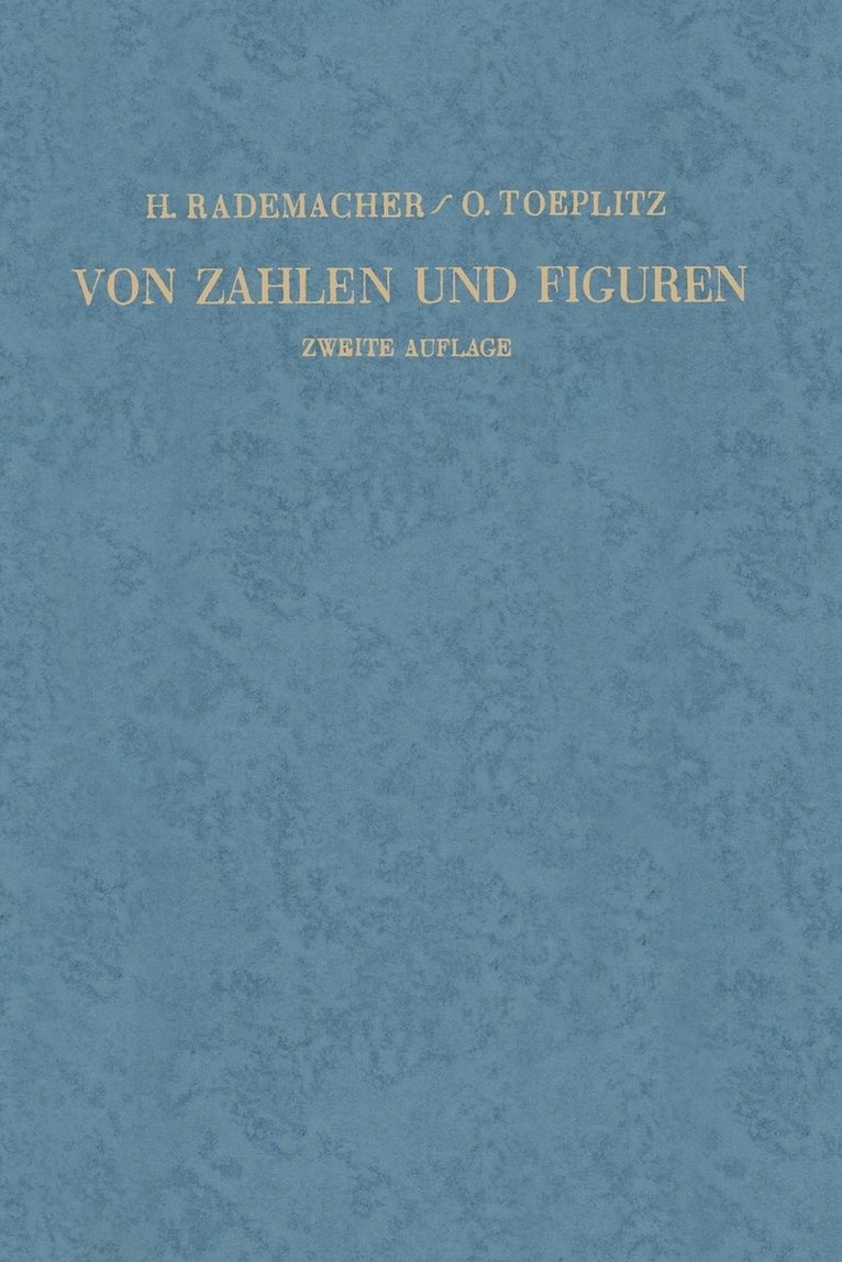 Von Zahlen und Figuren 1