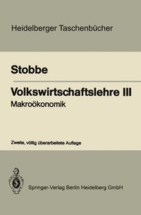 bokomslag Volkswirtschaftslehre III