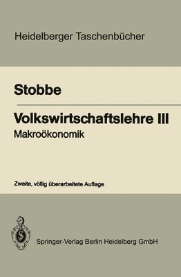 Alfred Stobbe - Volkswirtschaftslehre III, Häftad