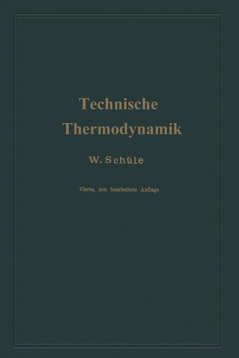 Technische Thermodynamik 1