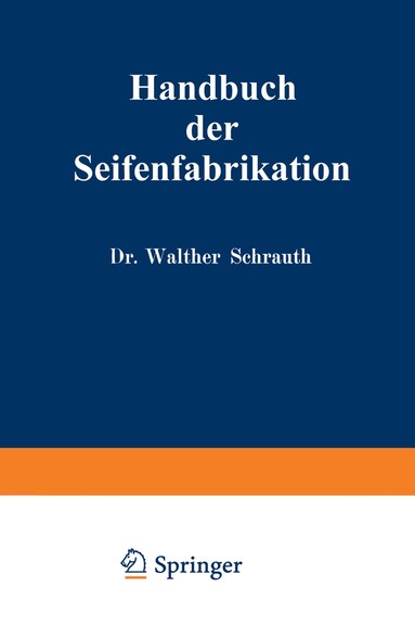 bokomslag Handbuch der Seifenfabrikation