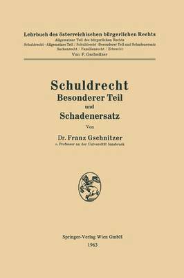 bokomslag Schuldrecht Besonderer Teil und Schadenersatz