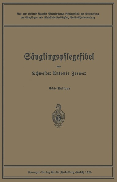bokomslag Säuglingspflegefibel