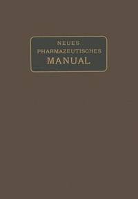 bokomslag Neues Pharmazeutisches Manual