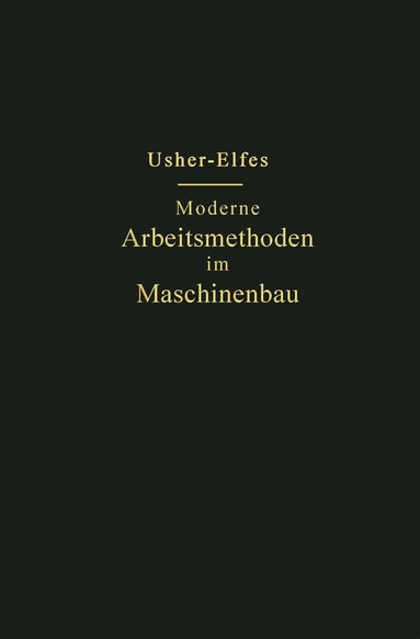 bokomslag Moderne Arbeitsmethoden im Maschinenbau