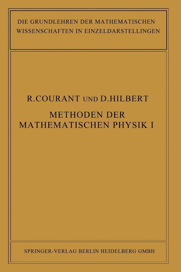 Methoden der Mathematischen Physik 1