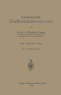 bokomslag Leitfaden für Gießereilaboratorien