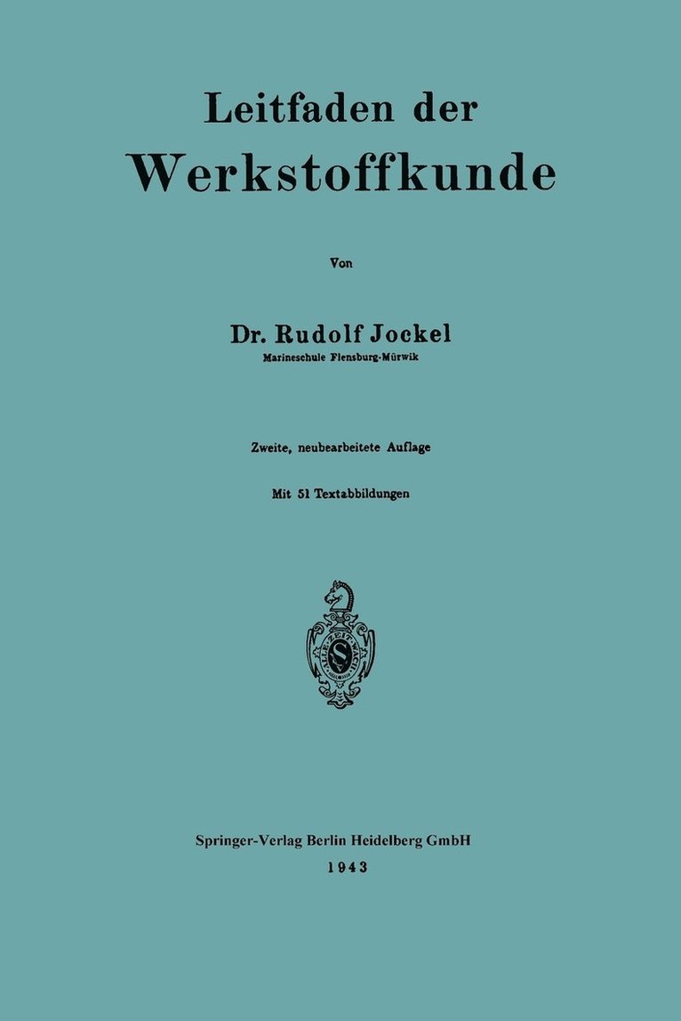 Leitfaden der Werkstoffkunde 1