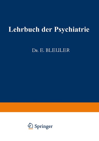 bokomslag Lehrbuch der Psychiatrie