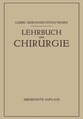 bokomslag Lehrbuch der Chirurgie